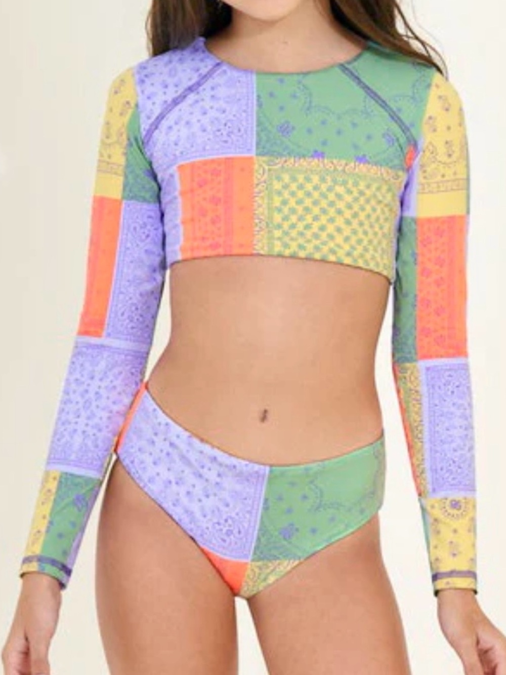 Maaji Bandana Brissa Crop Rashguard Top